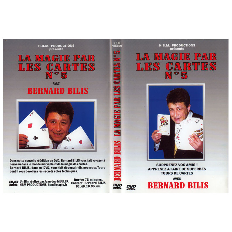 DVD La magie par les cartes Vol. 5 /Bernard Bilis