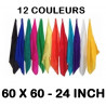Foulard en soie de 60 x 60 cm