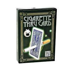 Cigarette à travers la carte / cigarette thru card